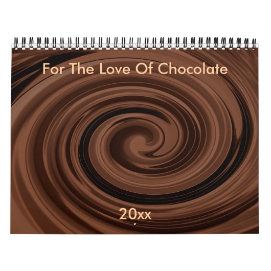 Voor de liefde voor  chocolade-kalender kalender (Hoes)