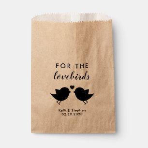Voor de Lovebirds, Bruiloft Stuur Bird Seed Tassen Bedankzakje