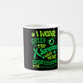Voor de maand van groene glaucoom awareness optome koffiemok