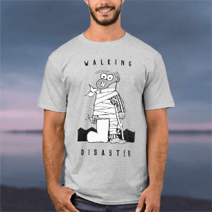 Voor de man die een Wandelende Rampzaligheid is T-shirt