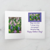 VOOR DE MOEDER VAN MIJN KLEINKINDEREN/GEFELICITEER KAART (Binnen)