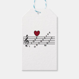 Voor de muziekliefhebber orchistra cadeaulabel