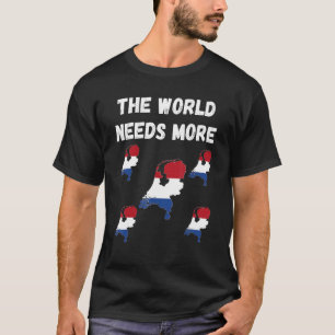 voor de Nederlanders en de rest van de wereld is e T-shirt