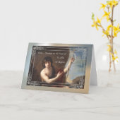 Voor de priester Johannes de Doper Feest Dag Oude  Kaart (Gele Bloem)