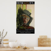 VOOR DE RASTA POSTER (Keuken)