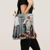 Voor de schok of bij de arts tote bag (Dichtbij)