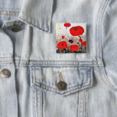 'Voor de slachtoffers' Button op het plein / Badge (In situ)