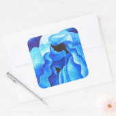 Voor de Song 2012 Vierkante Sticker (Envelop)