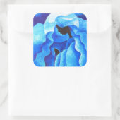 Voor de Song 2012 Vierkante Sticker (Tas)