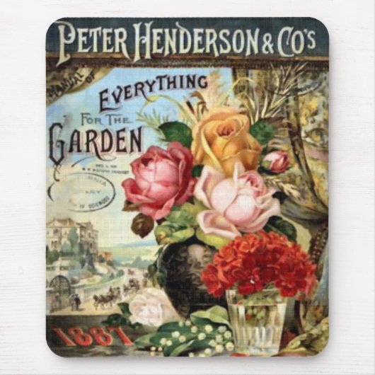 Voor de tuin Mousepad Muismat (Voorkant)