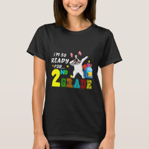 Voor de tweede klas Dabbing Franse Bulldog Terug n T-shirt