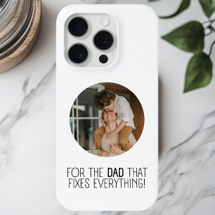 "Voor de vader die alles oplost iPhone 15 Pro Case
