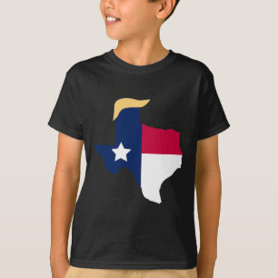 Voor de verkiezing van Trump 2020 Texas vlag Trump T-shirt