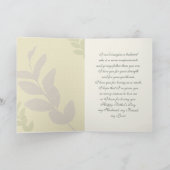 Voor degene van wie ik hou. Leaf Pattern Vaderdag Kaart (Binnen)