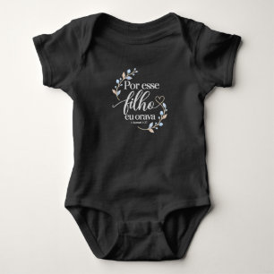 Voor deze zoon bad ik Christelijk babybody – Romper