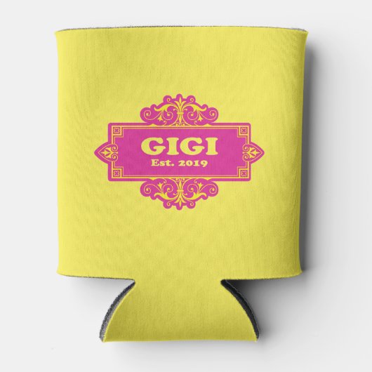 Voor die speciale "GiGi 2019" Blikjeskoeler (Voorkant)