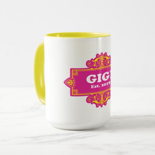 Voor die speciale "GiGi 2019" Mok (Voorkant links)