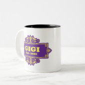 Voor die speciale "GiGi 2020" Tweekleurige Koffiemok (Voorkant links)