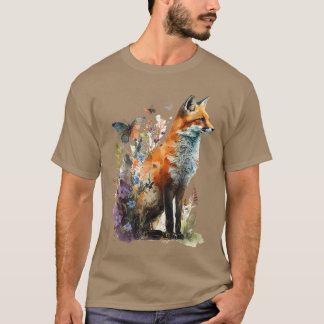 Voor dierenvriend Bos Kunst Dier Voor familie T-shirt