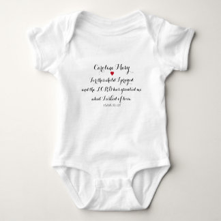 Voor dit kind heb ik Baby Bodysuit gebeden