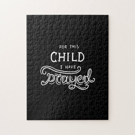 voor dit kind heb ik gebeden legpuzzel (Verticaal)