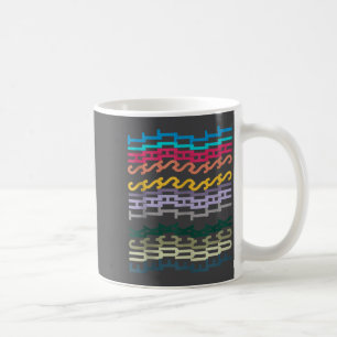 Voor dit verborgen boodschap kleurrijk tanktop koffiemok