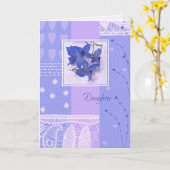 Voor Dochter op Moederdag Wenskaarten Kaart (Gele Bloem)