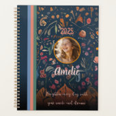 Voor Dochters, Abstracte Floral Design Foto Planner (Voorkant)