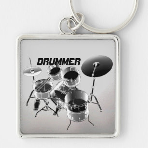 Voor drummers   Gepersonaliseerde cadeaus Sleutelhanger