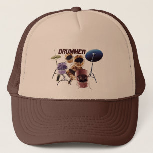 Voor drummers   Gepersonaliseerde cadeaus Trucker Pet