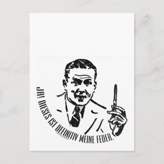 Voor Duitse Schrijvers Briefkaart (Voorkant)