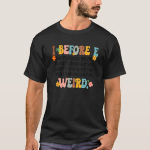 Voor E Grammar Lerleraar Engels leraar Groovy T-shirt