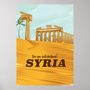 Voor een avontuur! Syria Temple of Bel Poster