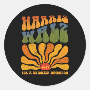 Voor een betere toekomst Boho Aesthetic 2 Ronde Sticker