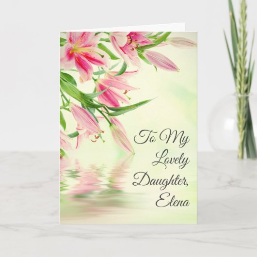 Voor een dochter die moeder wordt - Moederdag (Voorkant)