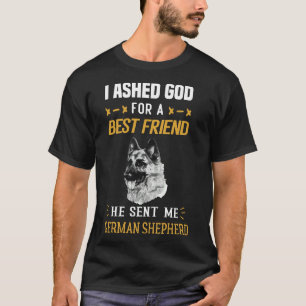 Voor een goede vriend stuurde hij me mijn Duitse h T-shirt