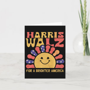 Voor een helderder Amerika Retro Zon voor kinderen Kaart