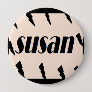 Voor een meisje genaamd Susan Ronde Button 4,0 Cm