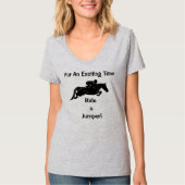 Voor een spannende tijd! Ride A Jumper T-shirt (Voorkant)