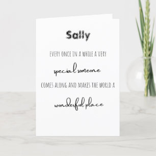 Voor een speciaal iemand die Kaart heeft gevouwen,