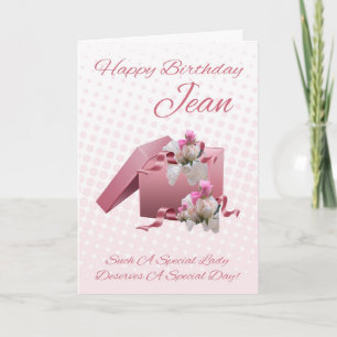 Voor een speciale Jean verjaardagsfeest Kaart