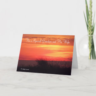 Voor een speciale kleinzoon en zijn vrouw Jubileum Kaart