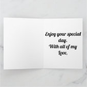 Voor een speciale moeder  kaart (Binnen)