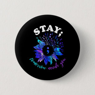 Voor een verblijf van morgen heb je psychische pro ronde button 5,7 cm