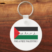 Voor een vrije palestine! sleutelhanger (Voorkant)