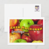 Voor een zoet jaar! briefkaart (Voorkant / Achterkant)