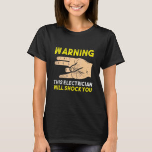 Voor elektrische kabels t-shirt