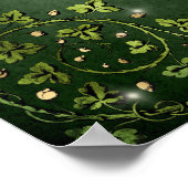 Voor elk petal op het Shamrock - Irish Gezegde Poster (Hoek)