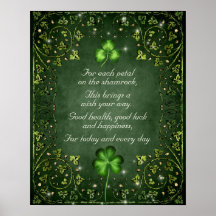 Voor elk petal op het Shamrock - Irish Gezegde