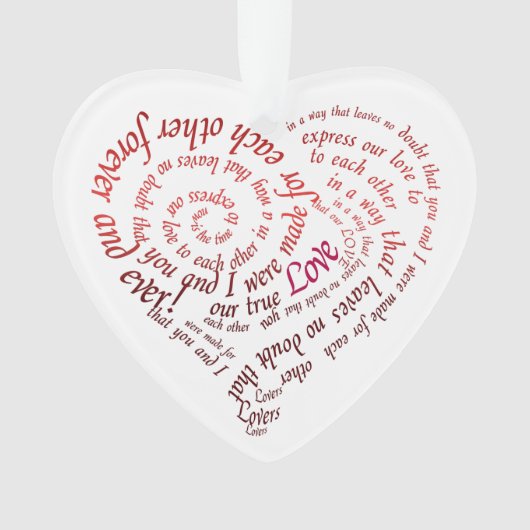 Voor elkaar gemaakt Verloving Ornament (voorkant)